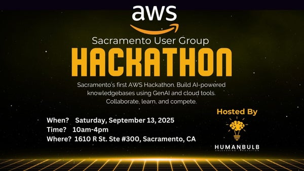 The inaugural AWS Hackathon event in Sacramento, focusing on the GenAI Knowledgebase challenge, set the tone for a thrilling day of innovation and collaboration.