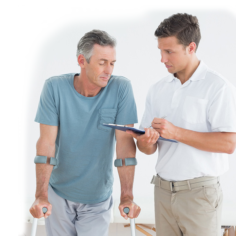 Therapy session in progress at University Post-Acute Rehab, showcasing advanced rehabilitation services.